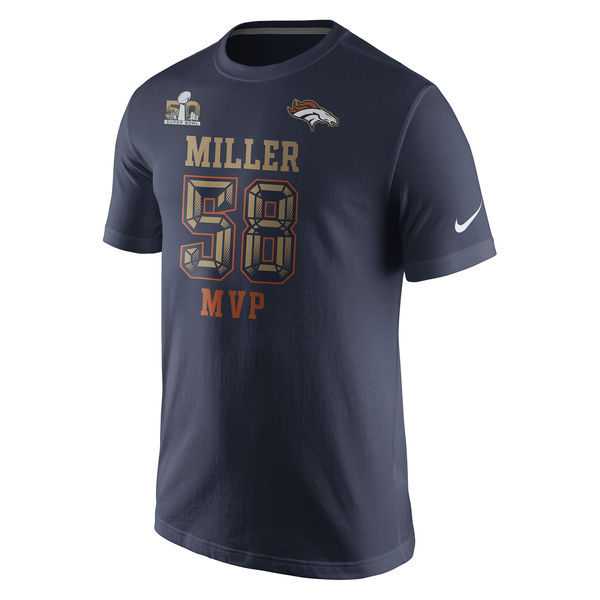 Denver Broncos Von Miller Nike Super Bowl 50 Champions Game MVP Name x26 Number WEM T-Shirt - Navy Blue,We sell and wholesale Denver Broncos Von Miller Nike Super Bowl 50 Champions Game MVP Name x26 Number WEM T-Shirt - Navy Blue on line form chian!